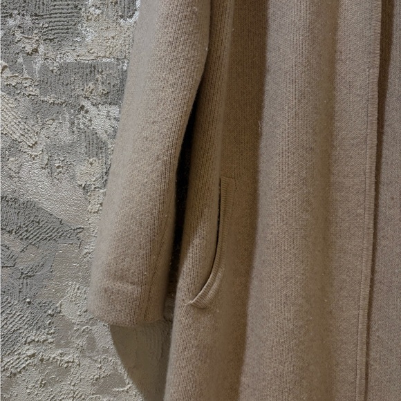 Nap Elegant Beige Long Coatigan - Picture 2 of 3